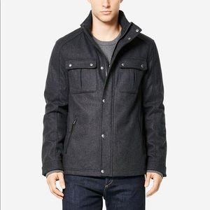 Cole Haan Wool Melton Jacket